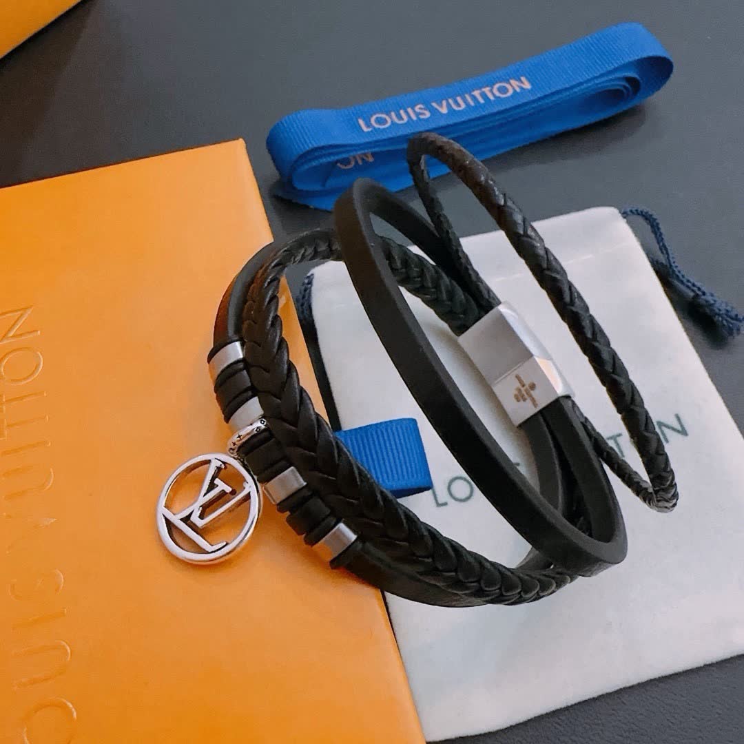 Louis Vuitton Leather Bracelet